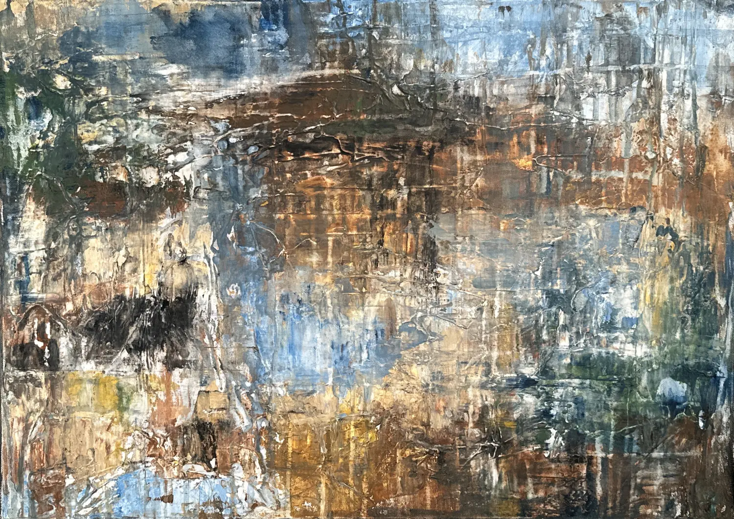 Farbharmonie Acryl von Ines Burkhardt