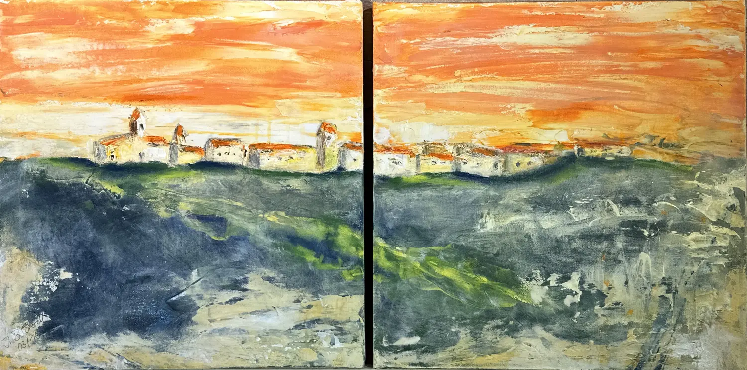 Chianti Acryl von Ines Burkhardt