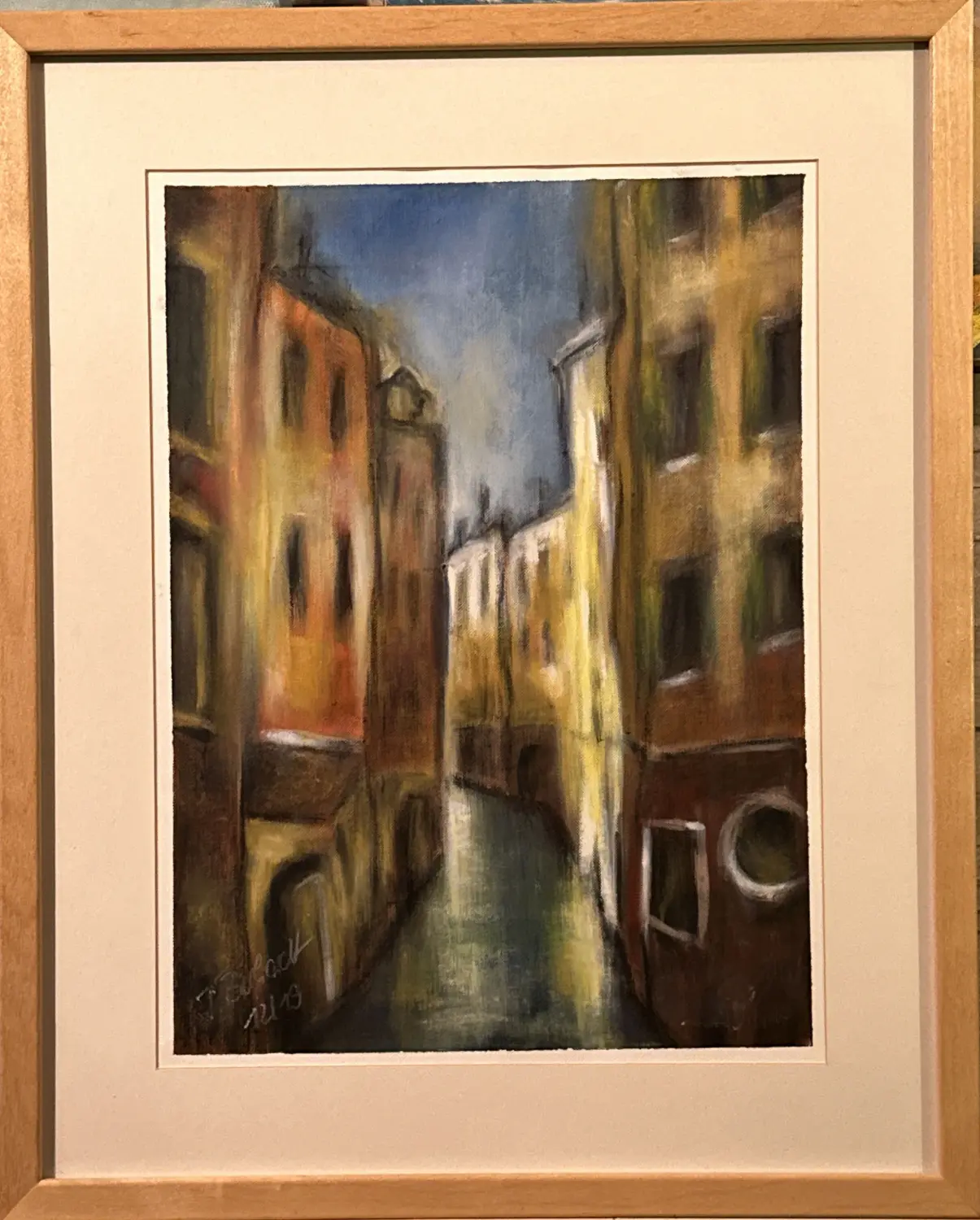 Venedig Acryl incl Rahmen 42x52