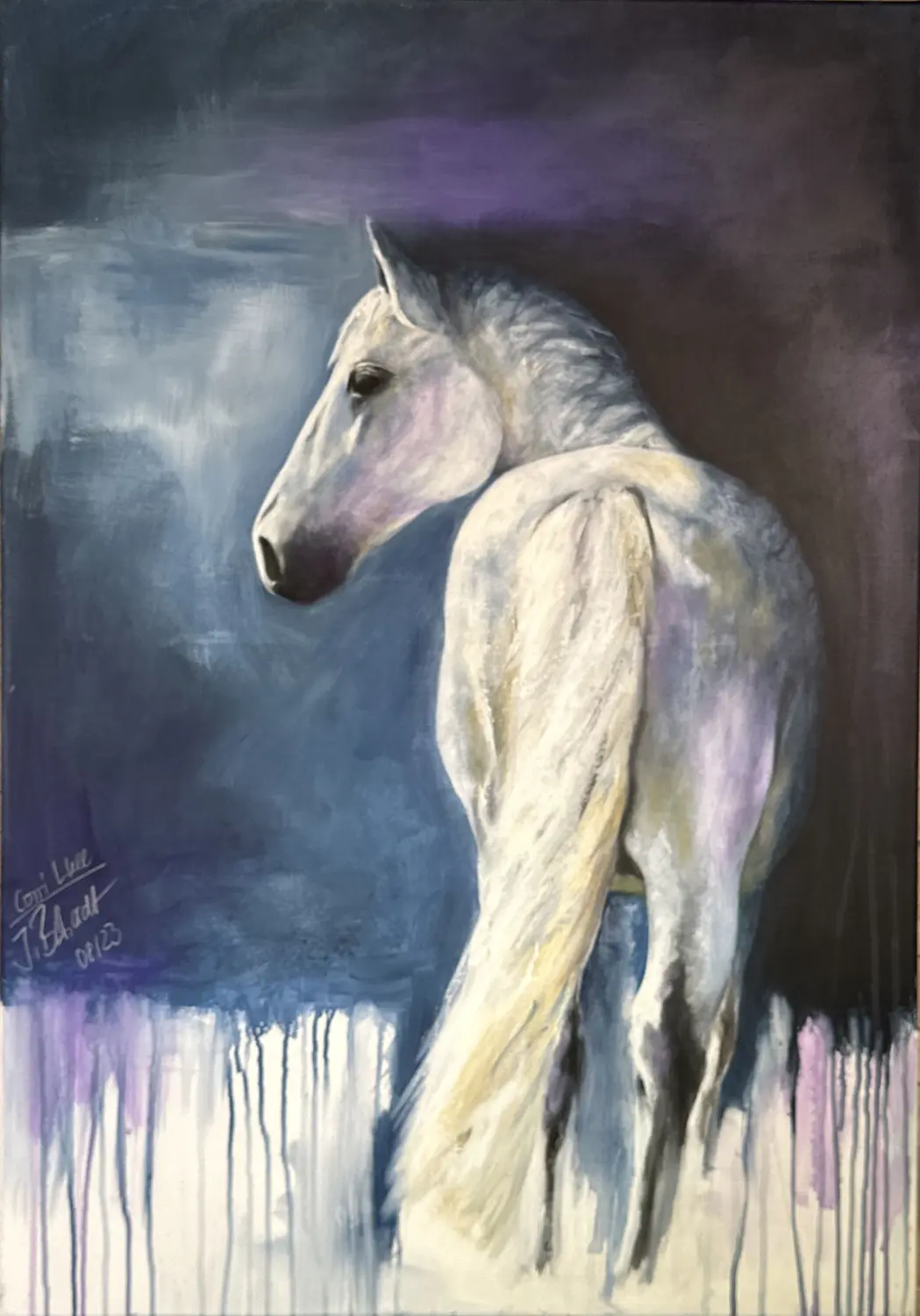 Corri Well Acryl von Ines Burkhardt