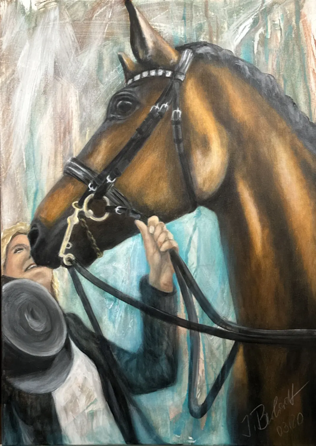 Fanny II Acryl von Ines Burkhardt