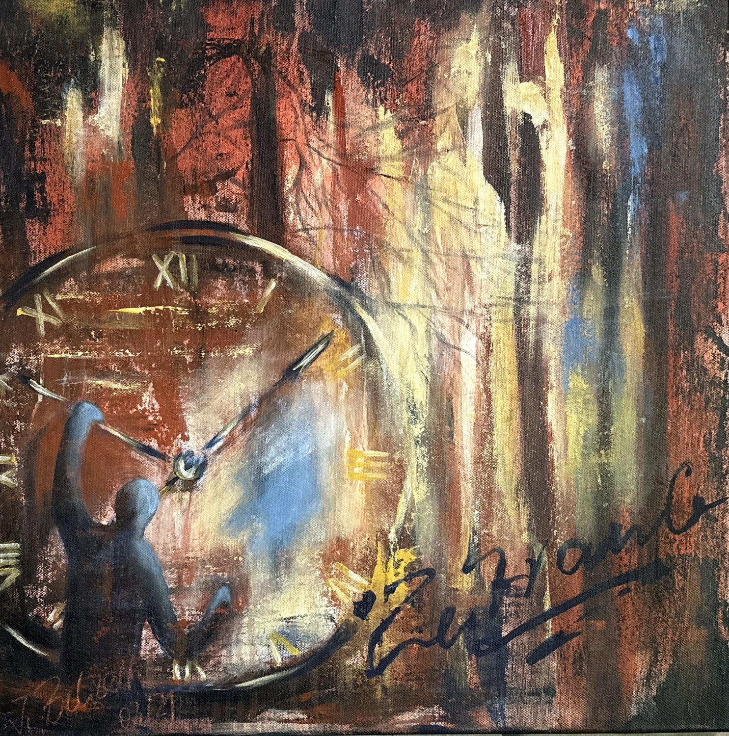 Farbtunnel Oel von Ines Burkhardt