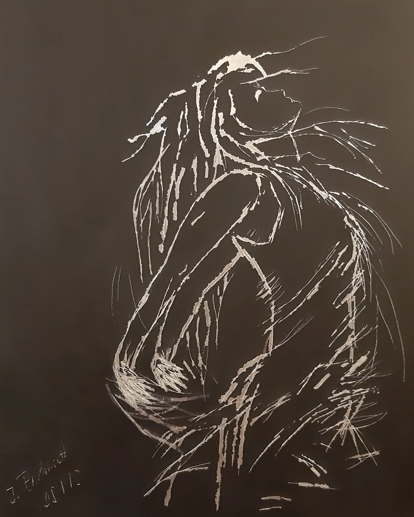 Abstrakte Malerei von Ines Burkhardt