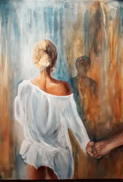 Abstrakte Malerei von Ines Burkhardt