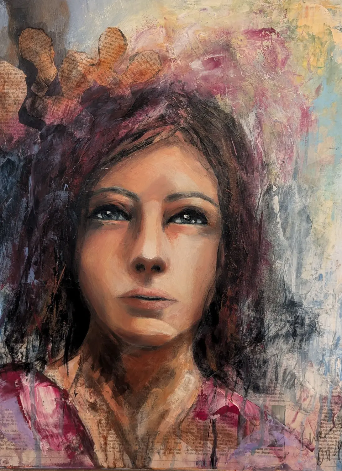 Frau am Wasser von Ines Burkhardt