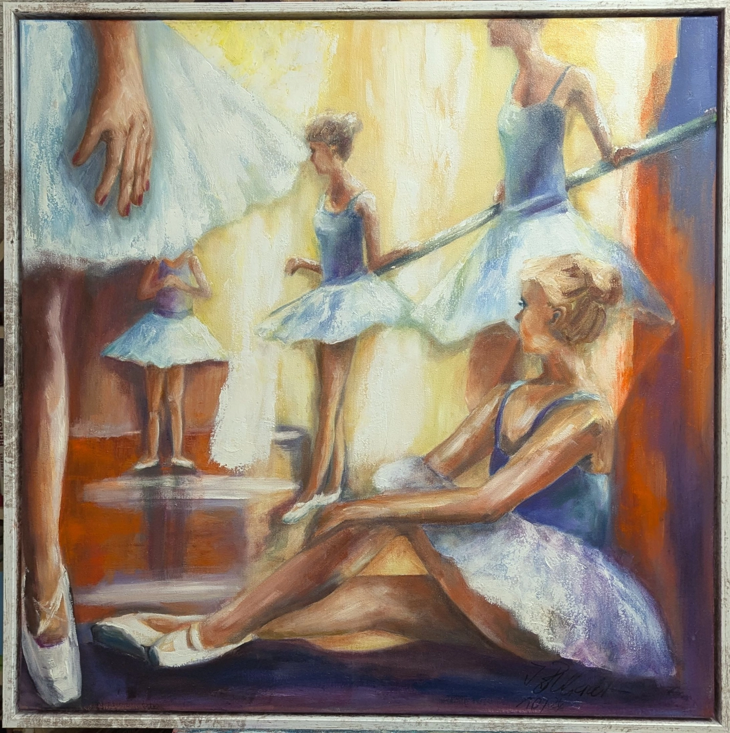 Frau am Wasser von Ines Burkhardt