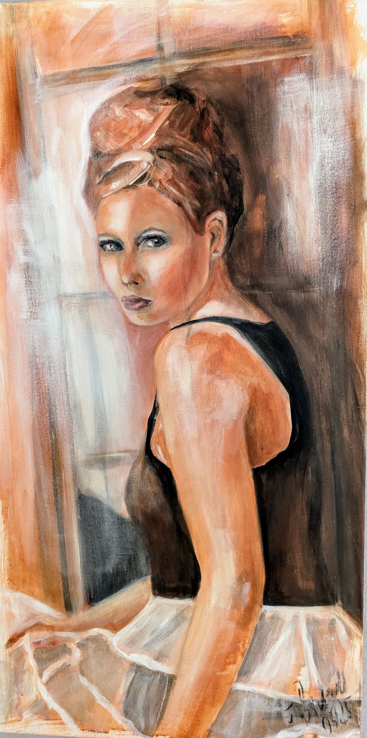 Frau am Wasser von Ines Burkhardt